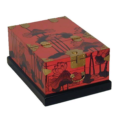 Red Floral Cosmetic Box