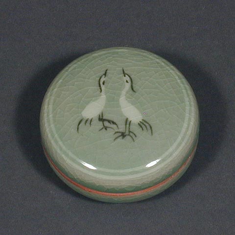 Courting Cranes Cosmetic Box