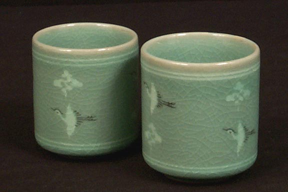 Crane & Cloud Couple's Cups
