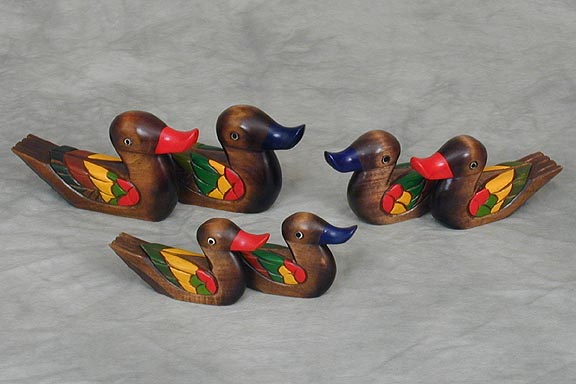 Miniature Sculpted Wedding Duck Sets