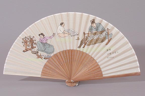 Mat Weaving Silk Fan