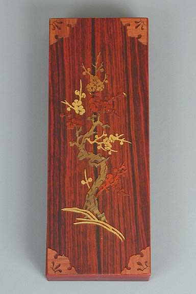 Inlaid Plum Blossoms Lacquered Box