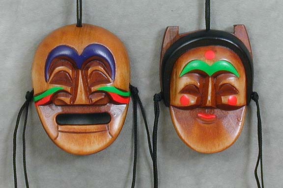 Small Hahoe Masks
