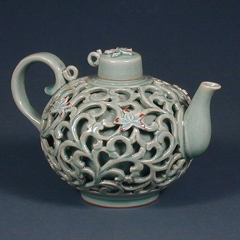 Double-ware Lotus Teapot