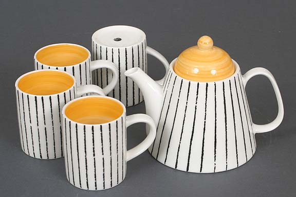 Yellow Modo Teapot Set