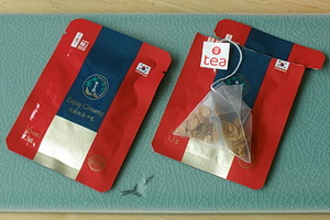 Korean Red Ginseng Tea Bags - open